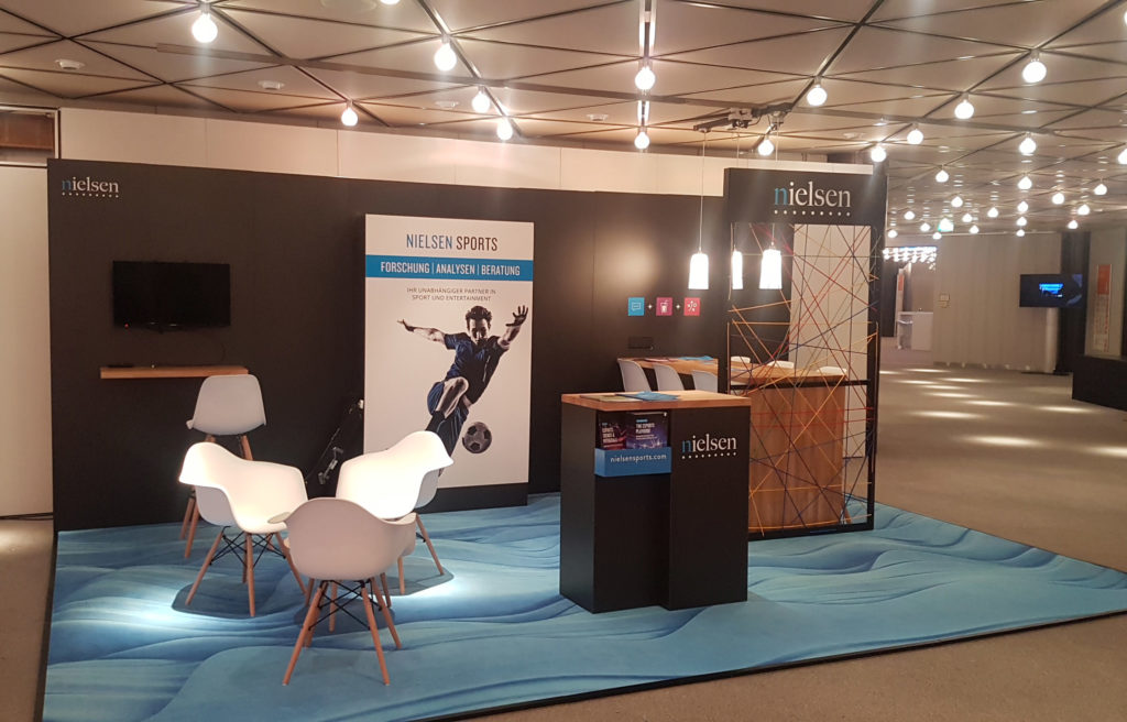 Spobis Nielsen Sports Messestand